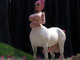 Amy’s Big Wish – Centaur Things Part 2 of 2 – Futanari Centaurs Breeding Each Other In Their Butts!