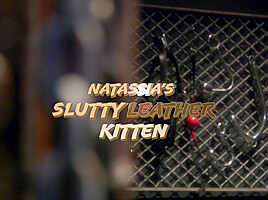 Natassia Dreams & Ella Nova: Slutty Leather Sex Kitten – Kink