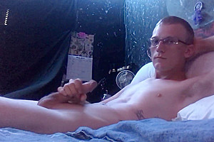 Self sucking hung twink