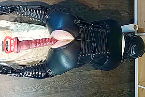 Naughty Nun Plays With A Large Unholy Member