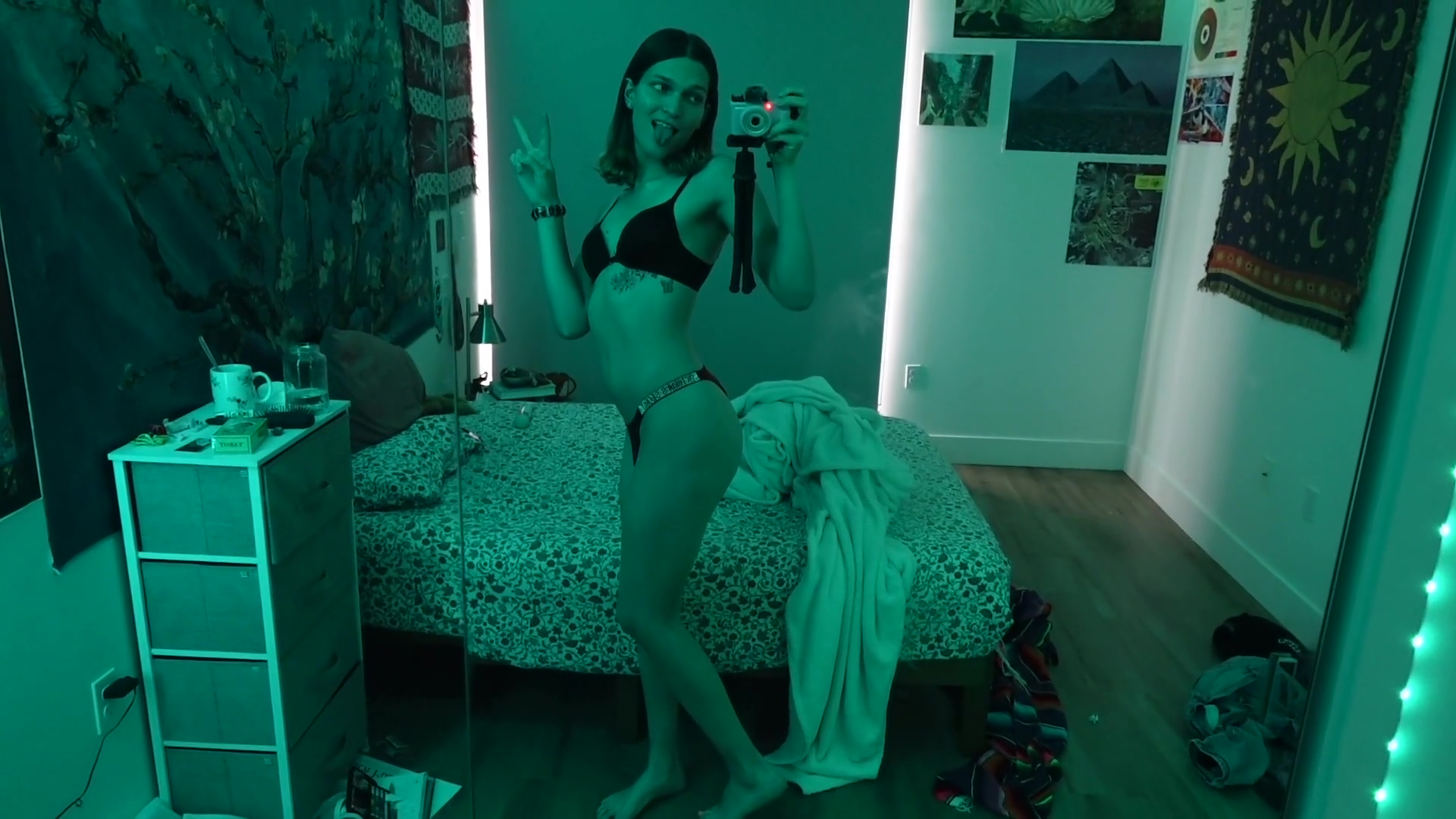 Gorgeous Shemale Strips For You And Cums From Her Clit 18 Teen 18+ Petite Latina Russian With A Fat Ass