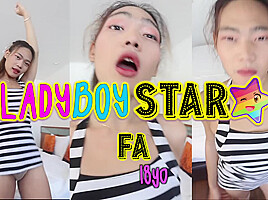 Ladyboystar – Amazing amateur Thai ladyboy gave me a blowjob and let me fuck her ass